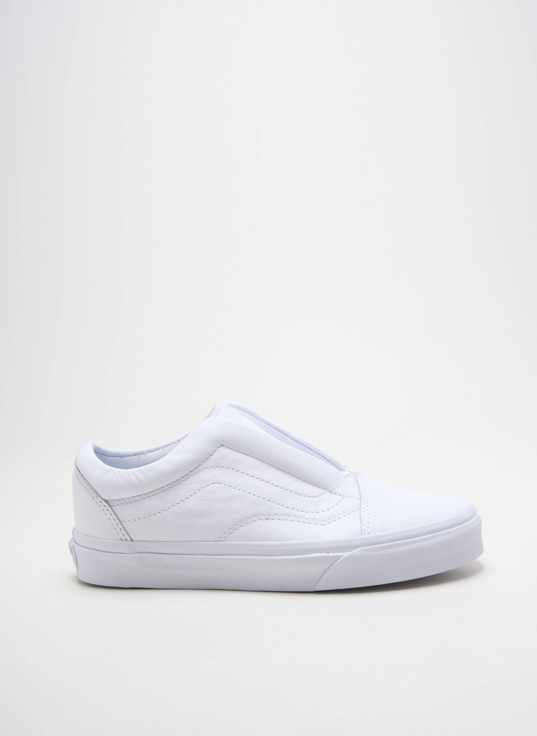 Bėgimo bateliai satino audinys apvalus mygtukas baltas VANS unisexas