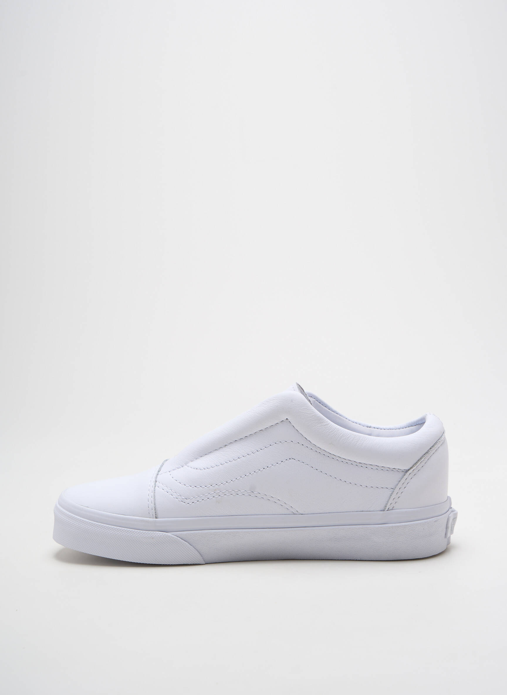 Bėgimo bateliai satino audinys apvalus mygtukas baltas VANS unisexas