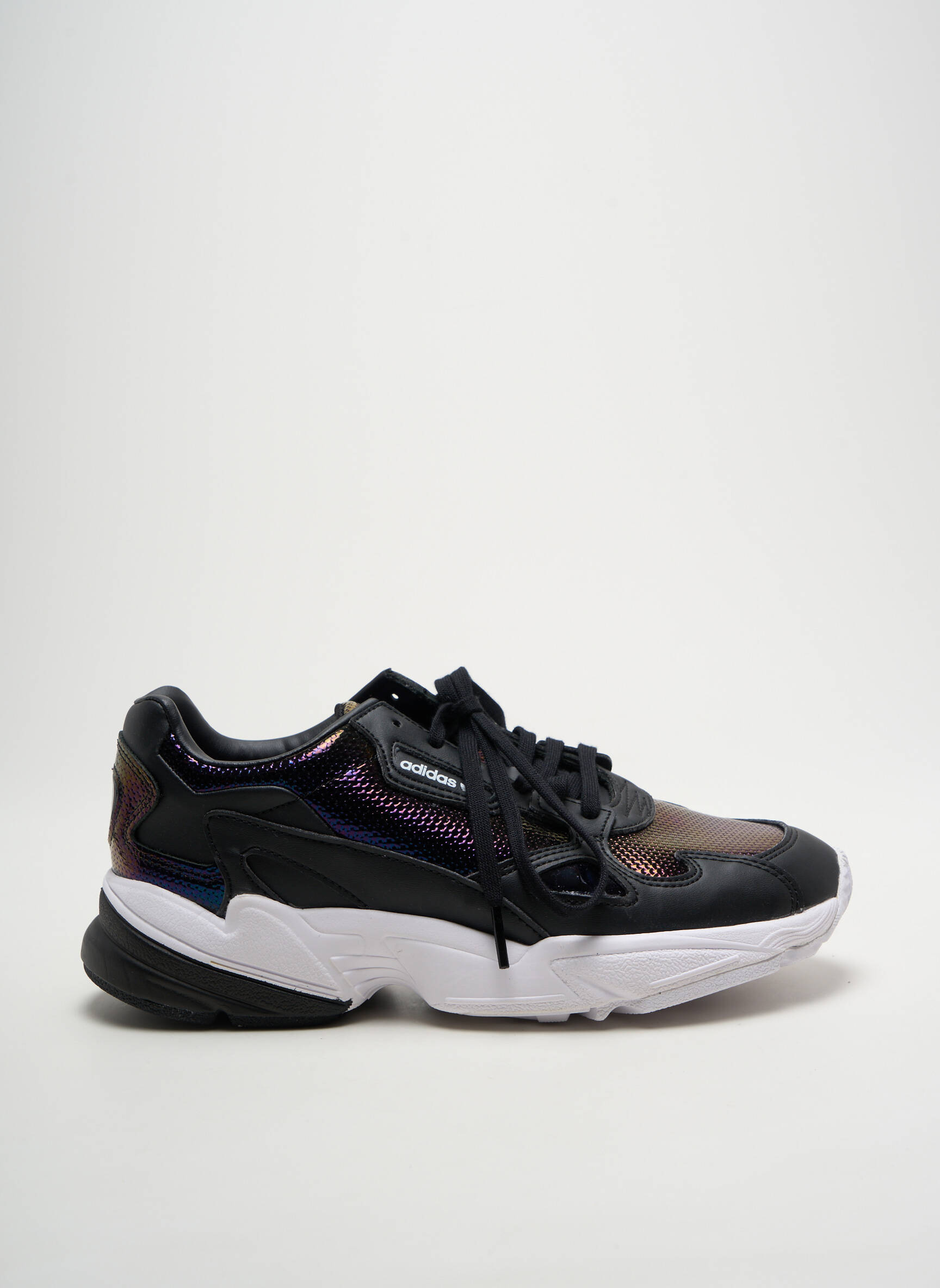 Bėgimo bateliai lygus audinys kulnas nuo 4 iki 6 cm juodas ADIDAS moteris