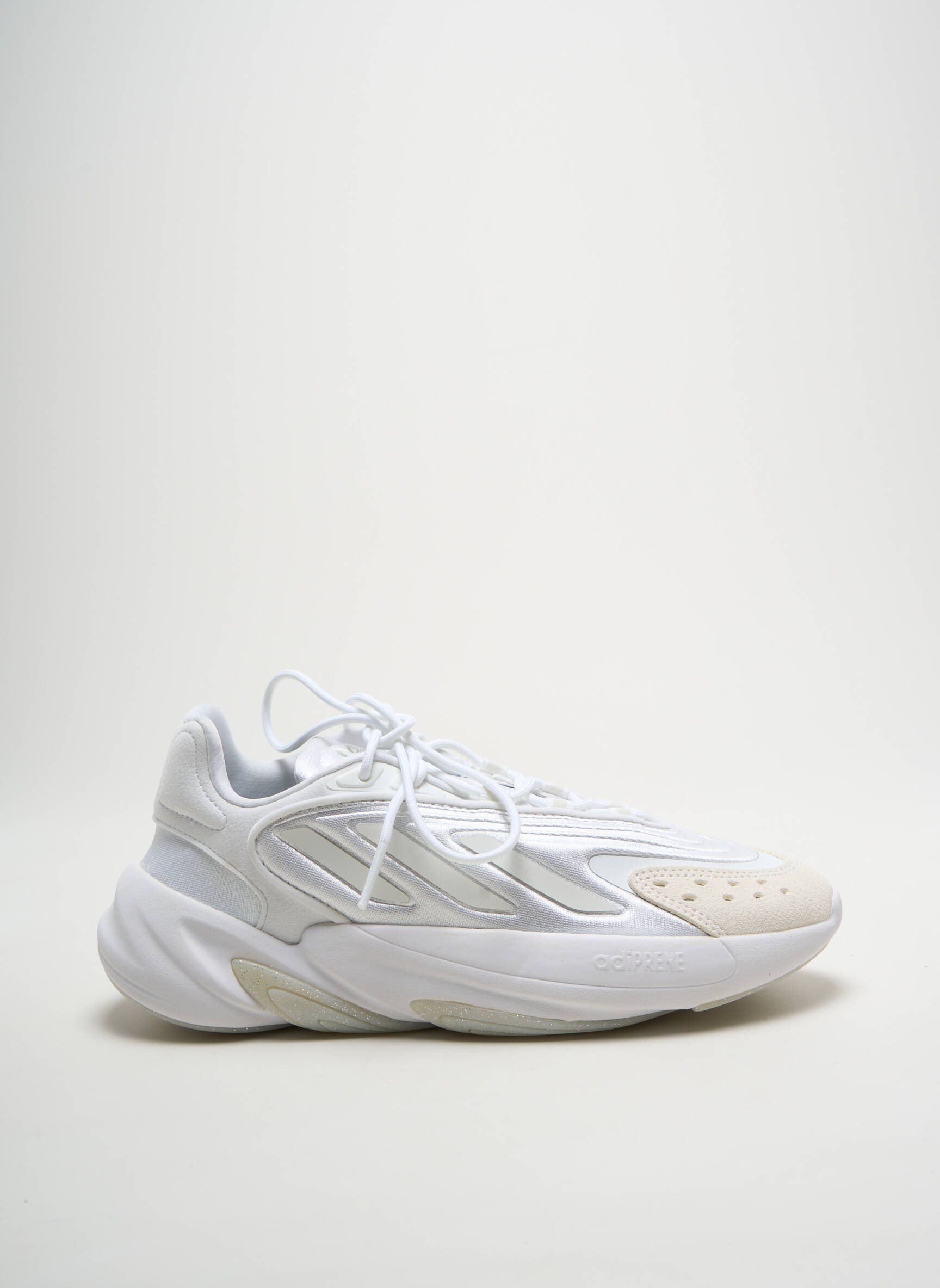 Bėgimo bateliai satino audinys kulnas nuo 4 iki 6 cm baltas ADIDAS moteris