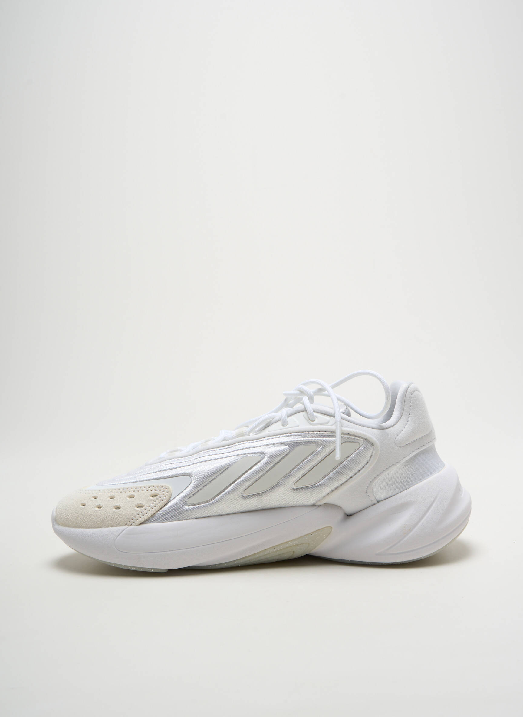 Bėgimo bateliai satino audinys kulnas nuo 4 iki 6 cm baltas ADIDAS moteris