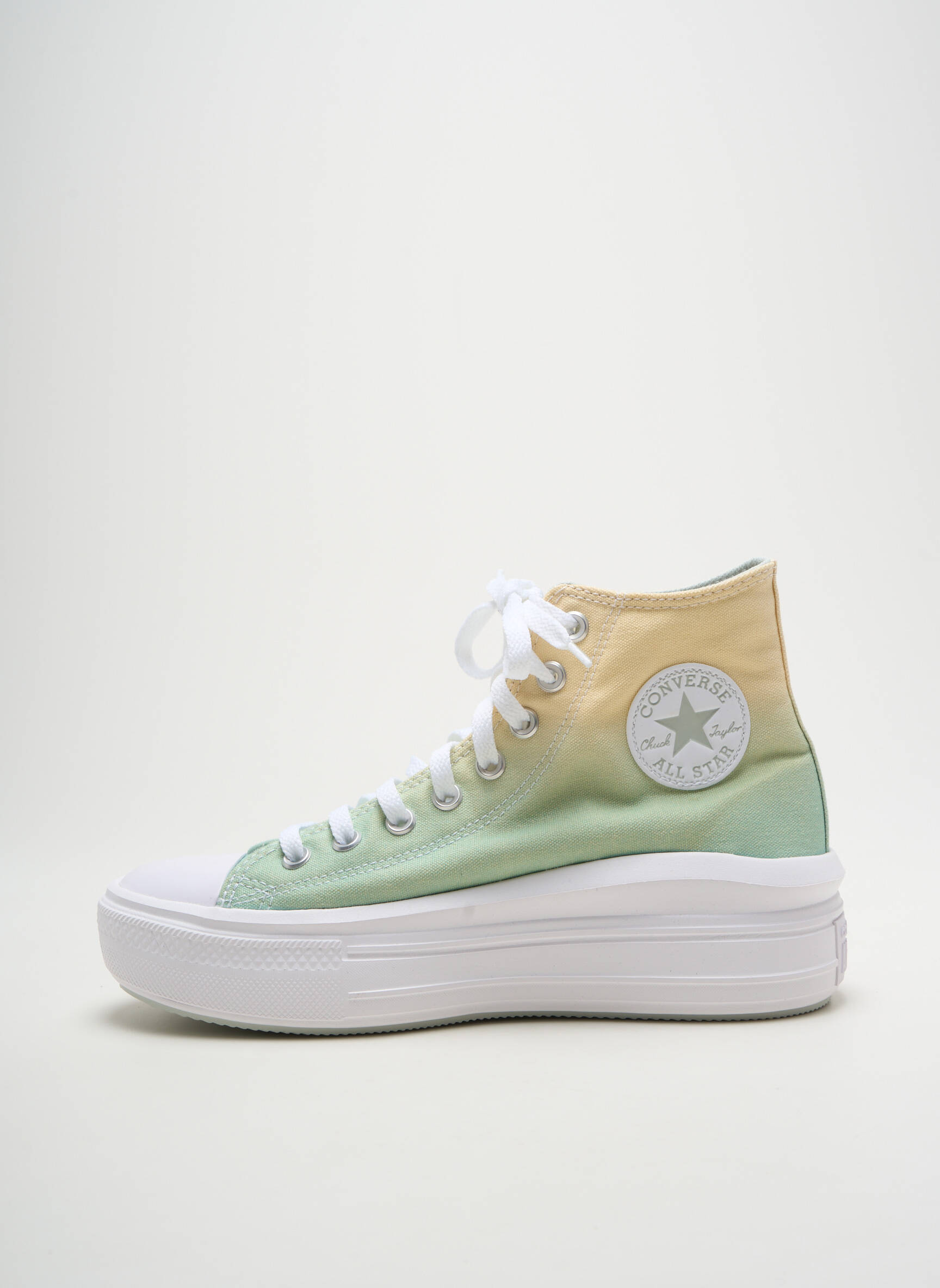 Bėgimo bateliai kompensuotas kulnas kulnas nuo 4 iki 6 cm žalias CONVERSE moteris
