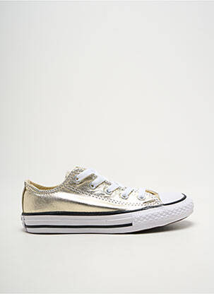 Bėgimo bateliai satino audinys apvalus mygtukas auksas CONVERSE mergina