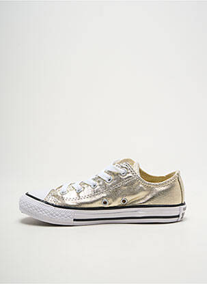 Bėgimo bateliai satino audinys apvalus mygtukas auksas CONVERSE mergina