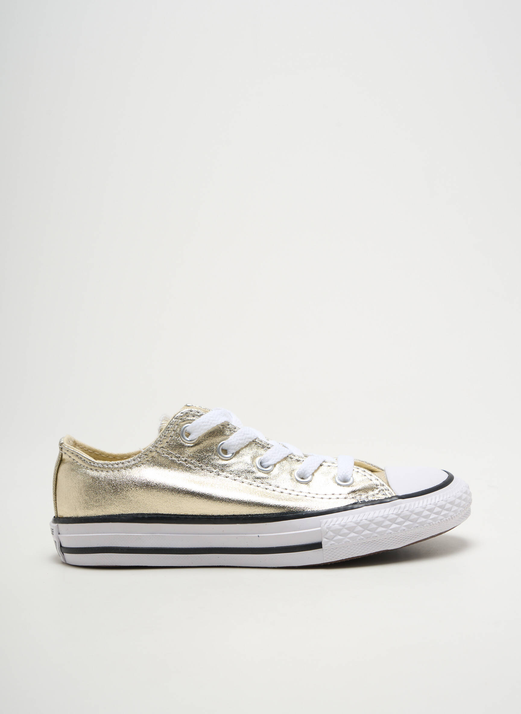 Bėgimo bateliai satino audinys apvalus mygtukas auksas CONVERSE mergina