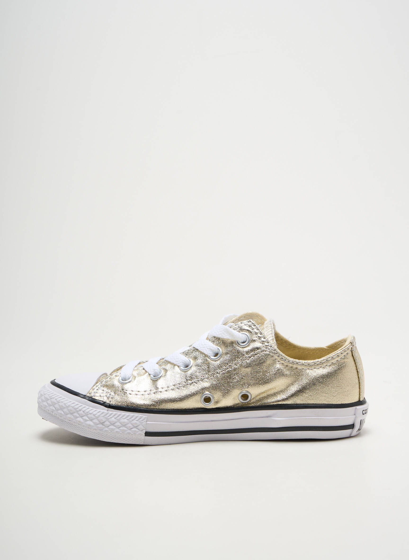 Bėgimo bateliai satino audinys apvalus mygtukas auksas CONVERSE mergina