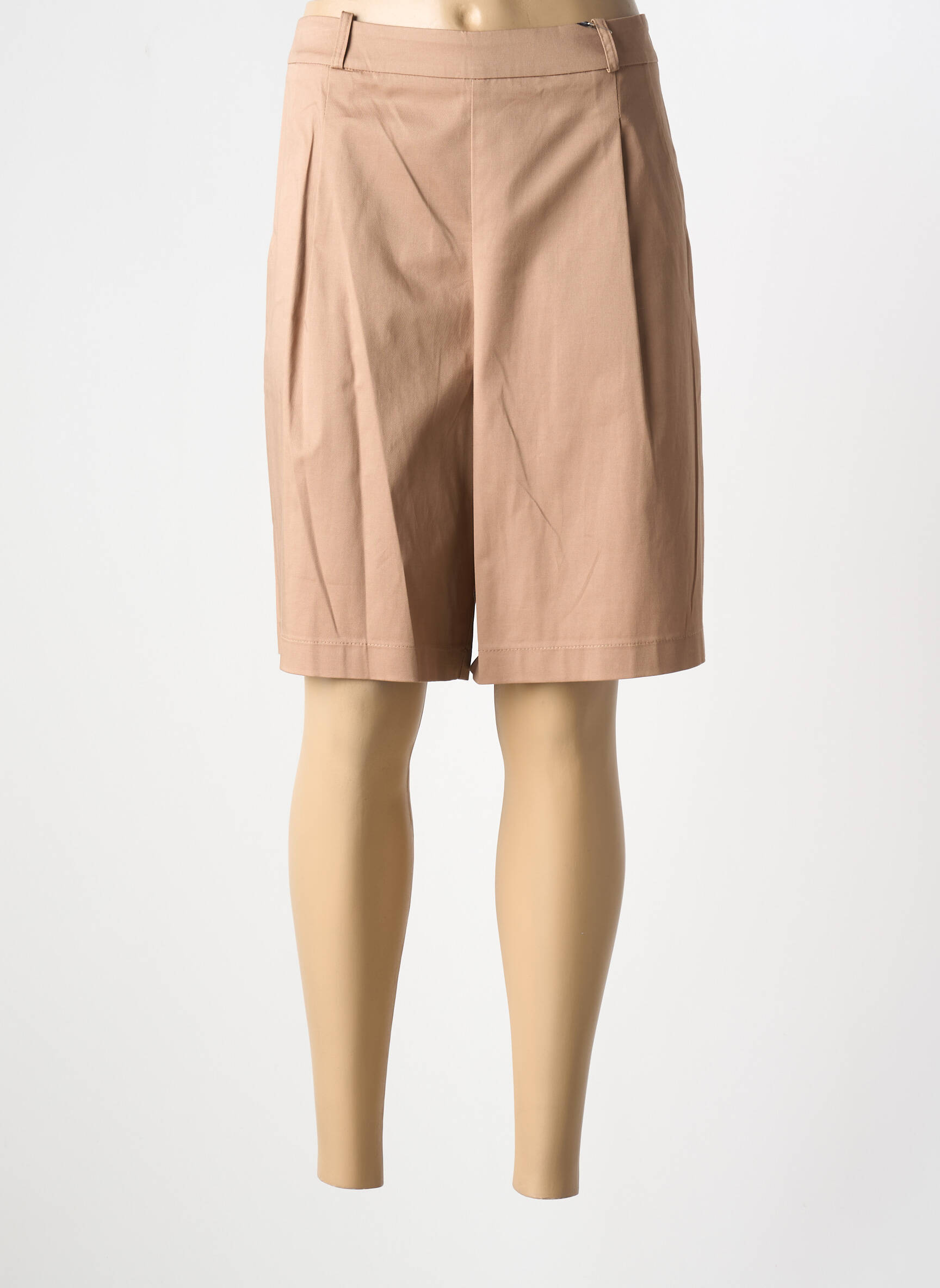 Bermudas popelinos audinys, kuris pasižymi lygiu ir tankiu paviršiumi. normala dydis rudas ESTEL COLLECTION moteris