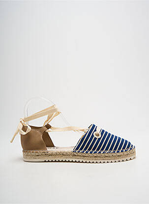 Espadrilės šnervių uždarymas plokščias kulnas iki 3 cm mėlyna ARMISTICE moteris