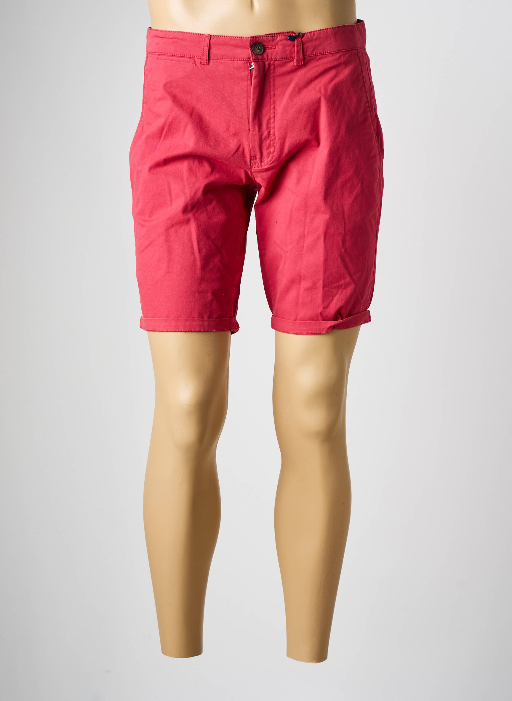 Bermudas tiesi kirpimas raudona CAMBRIDGE vyras