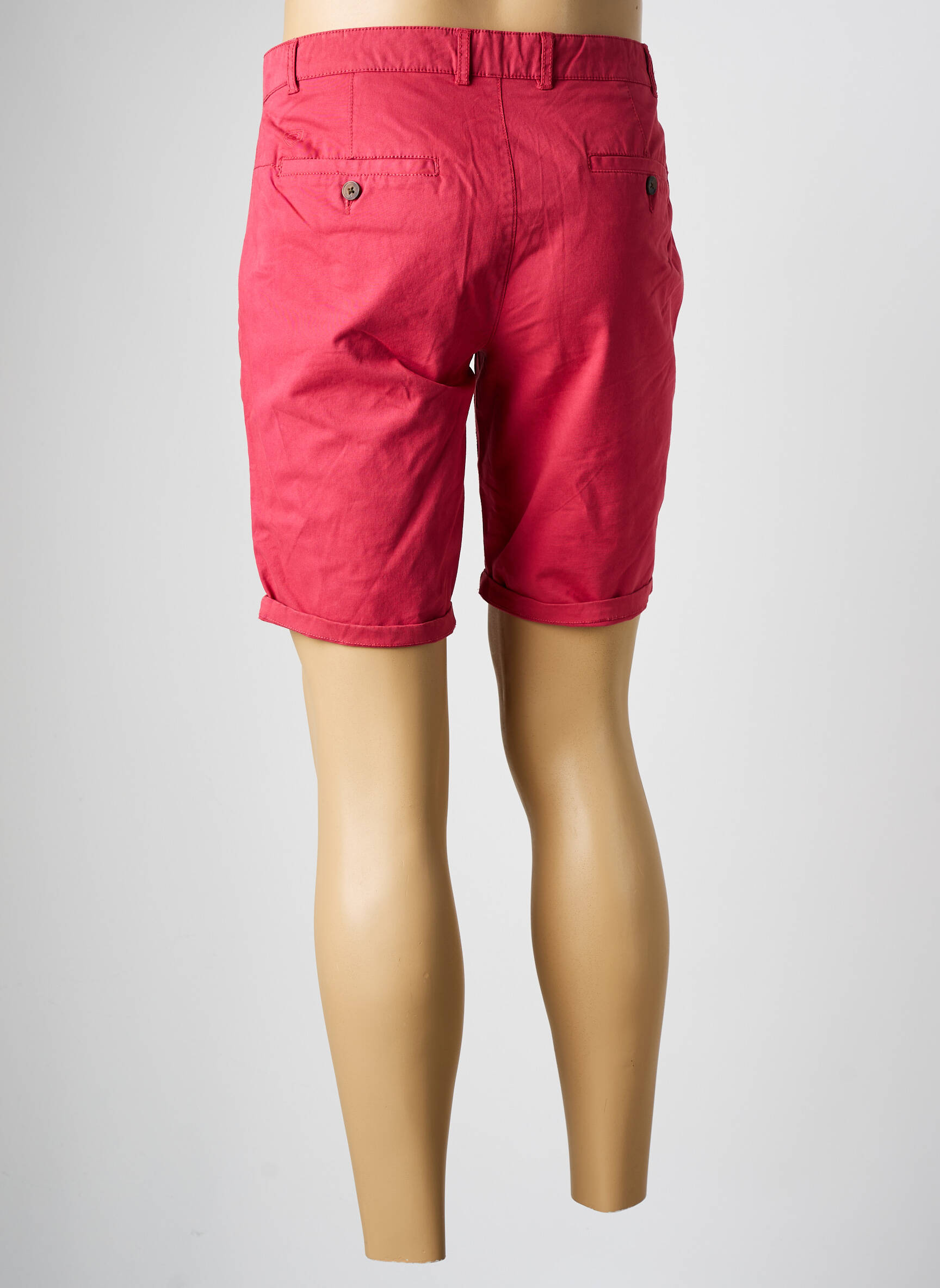 Bermudas tiesi kirpimas raudona CAMBRIDGE vyras