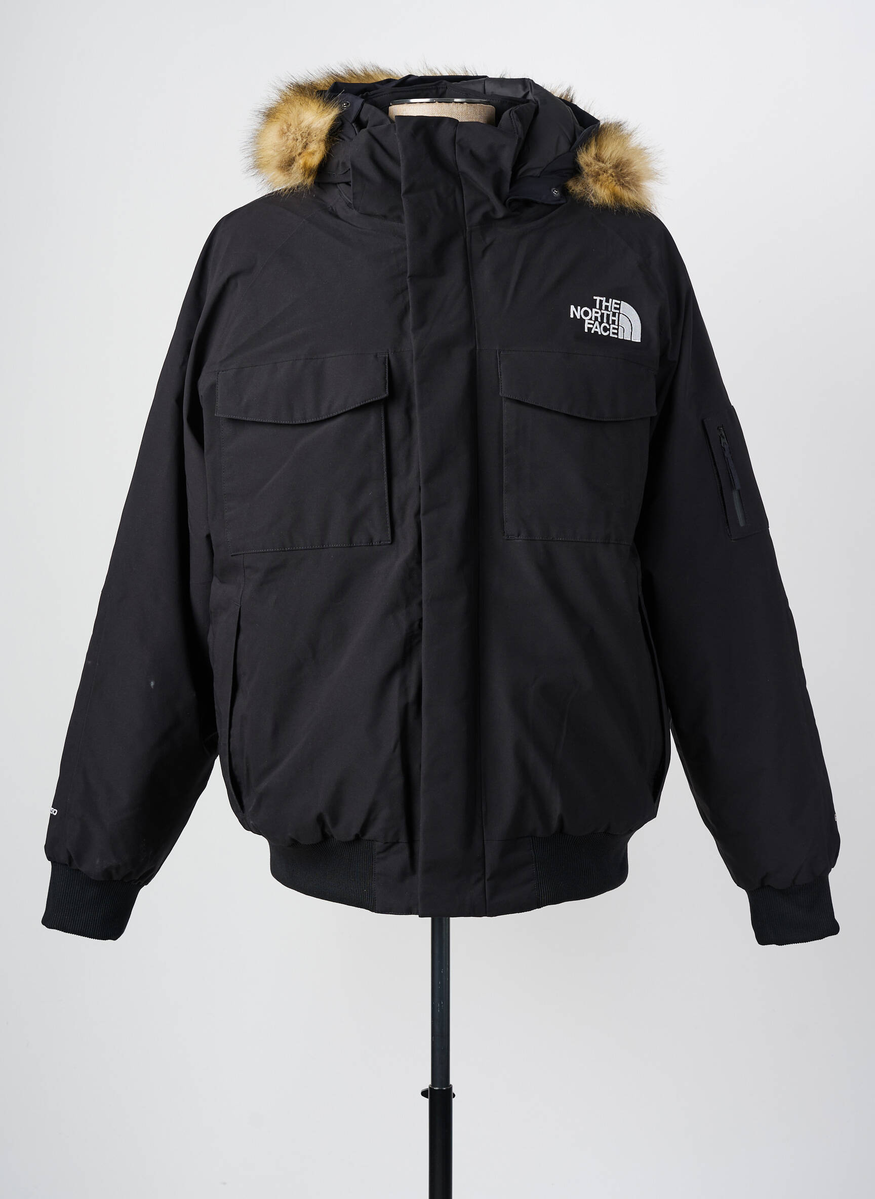 Parka ilgos rankovės su gobtuvu juodas THE NORTH FACE vyras