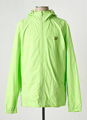 Vėjo nepraleidėjas kišenės su gobtuvu žalias LYLE & SCOTT vyras