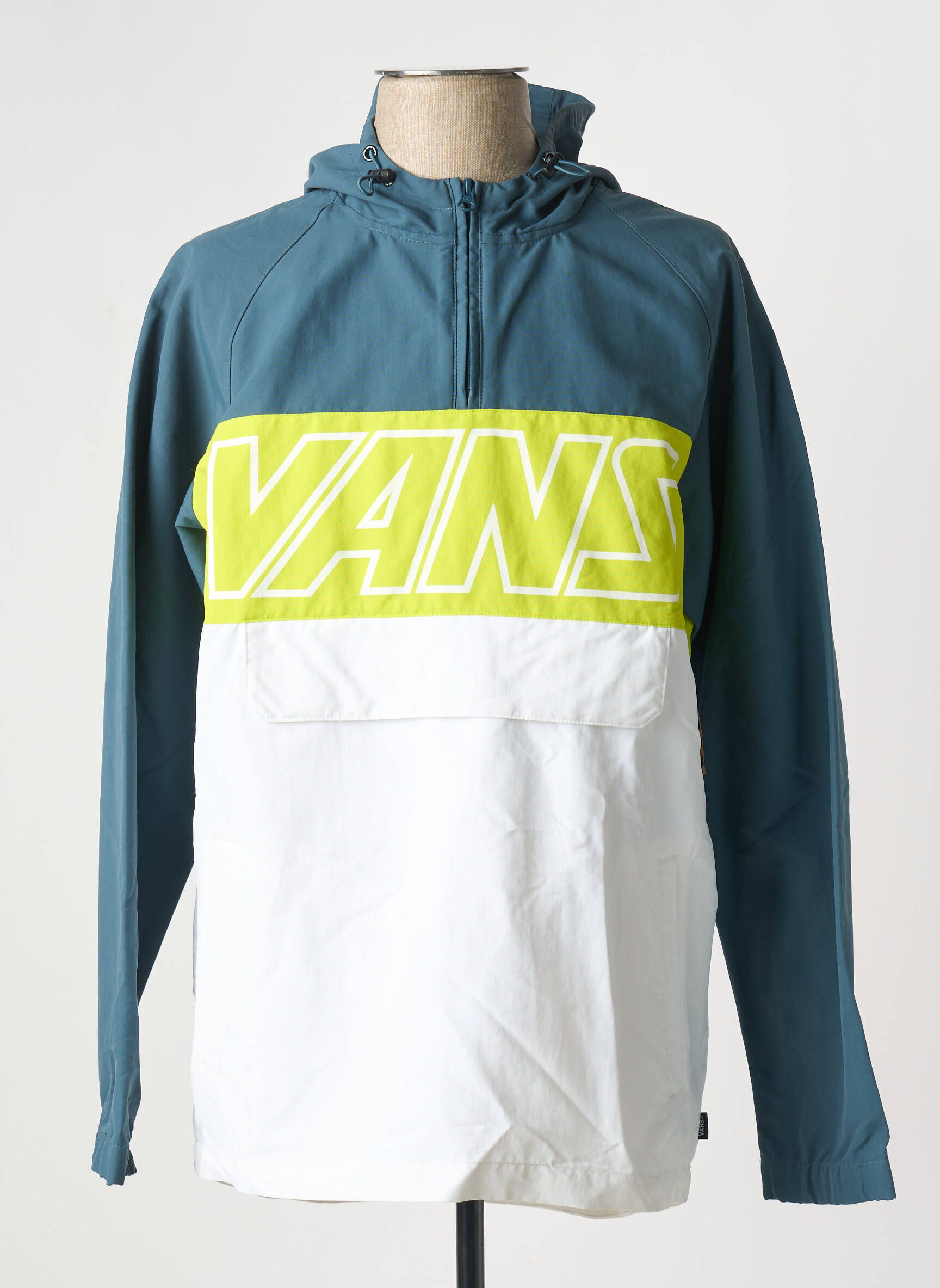 Vėjo nepraleidėjas kišenės su gobtuvu žalias VANS vyras