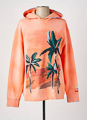 Kapišonas siuvinėjimas ilgos rankovės oranžinė SCOTCH & SODA vyras