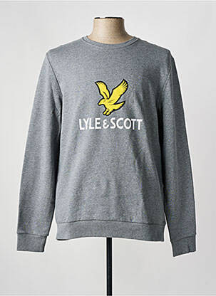 Mikroskopas pusiau nepralaidus tinklas ilgos rankovės pilka LYLE & SCOTT vyras