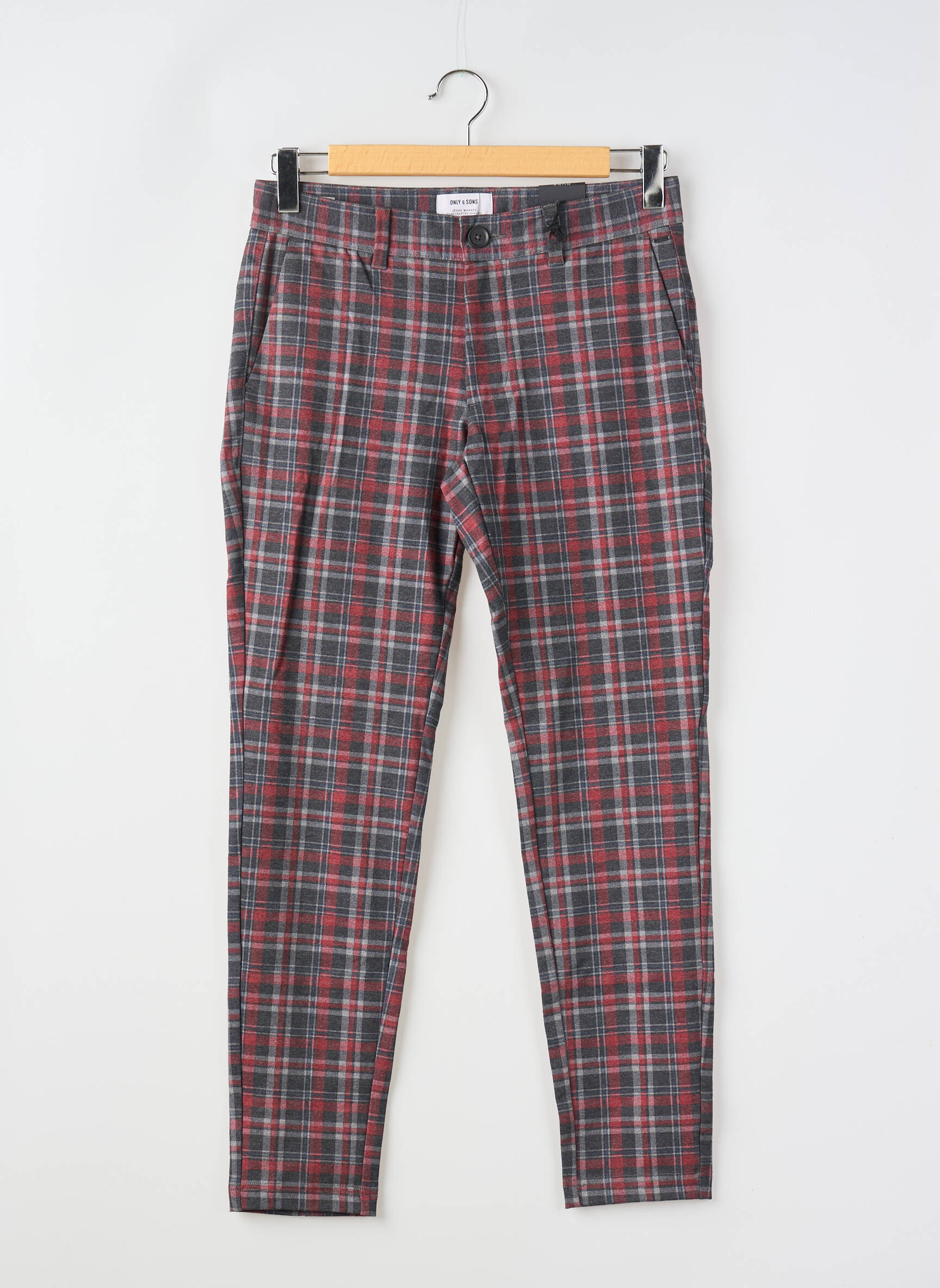 Chino kelnė raudona ONLY&SONS vyras