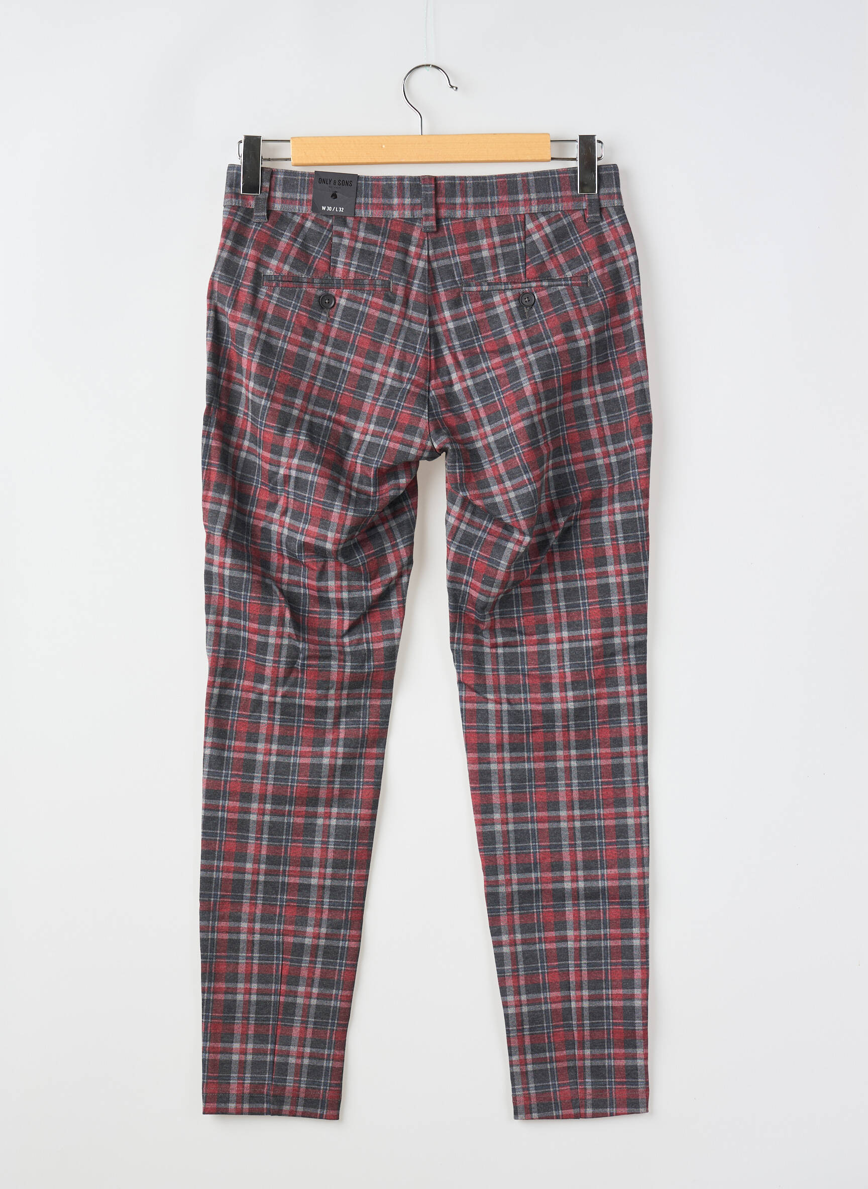 Chino kelnė raudona ONLY&SONS vyras
