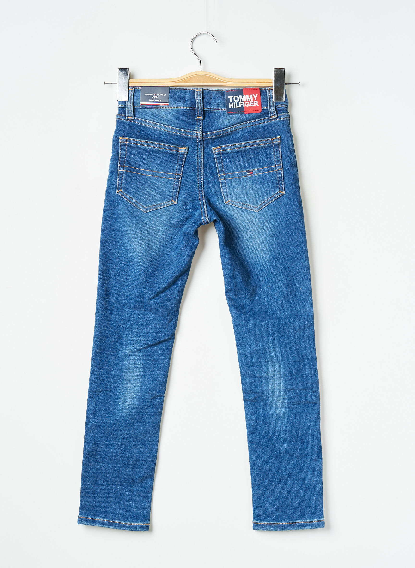 Lieknos džinsai mėlyna TOMMY HILFIGER berniukas