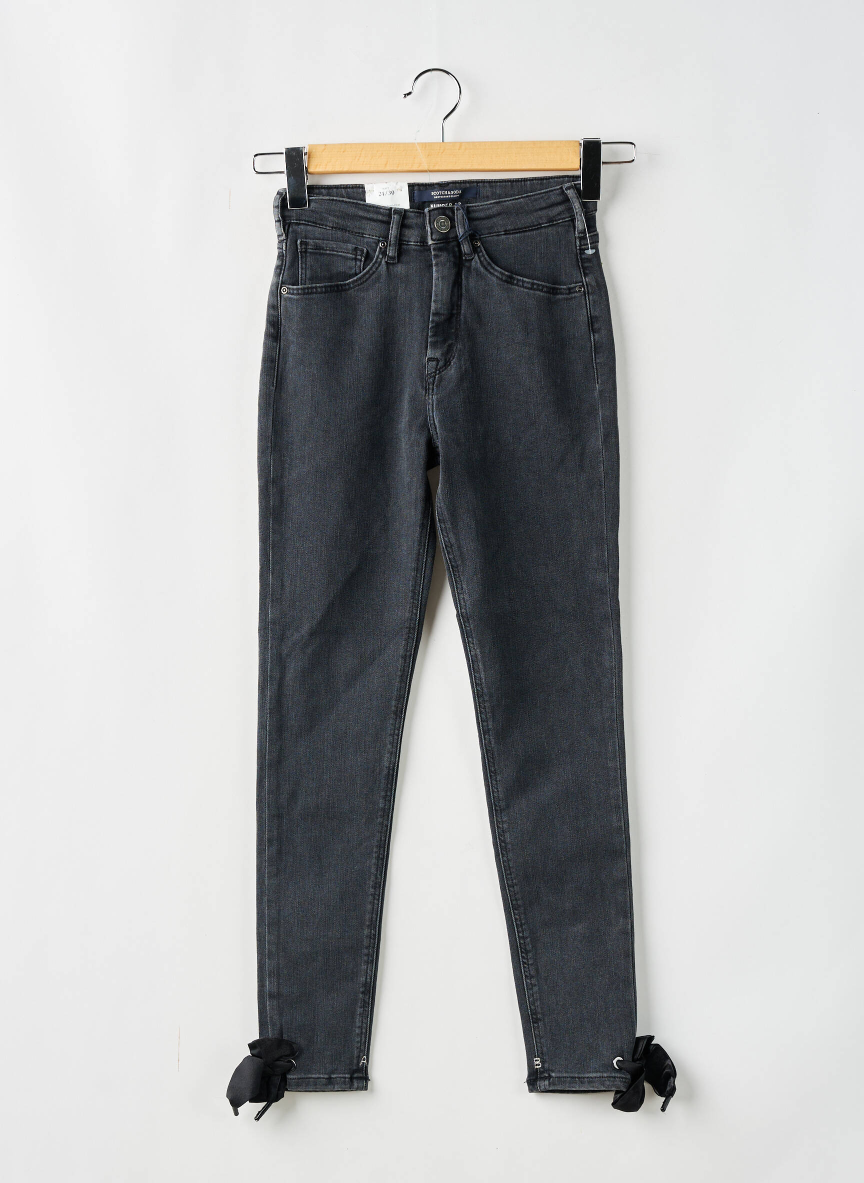 Lieknos džinsai juodas SCOTCH & SODA moteris