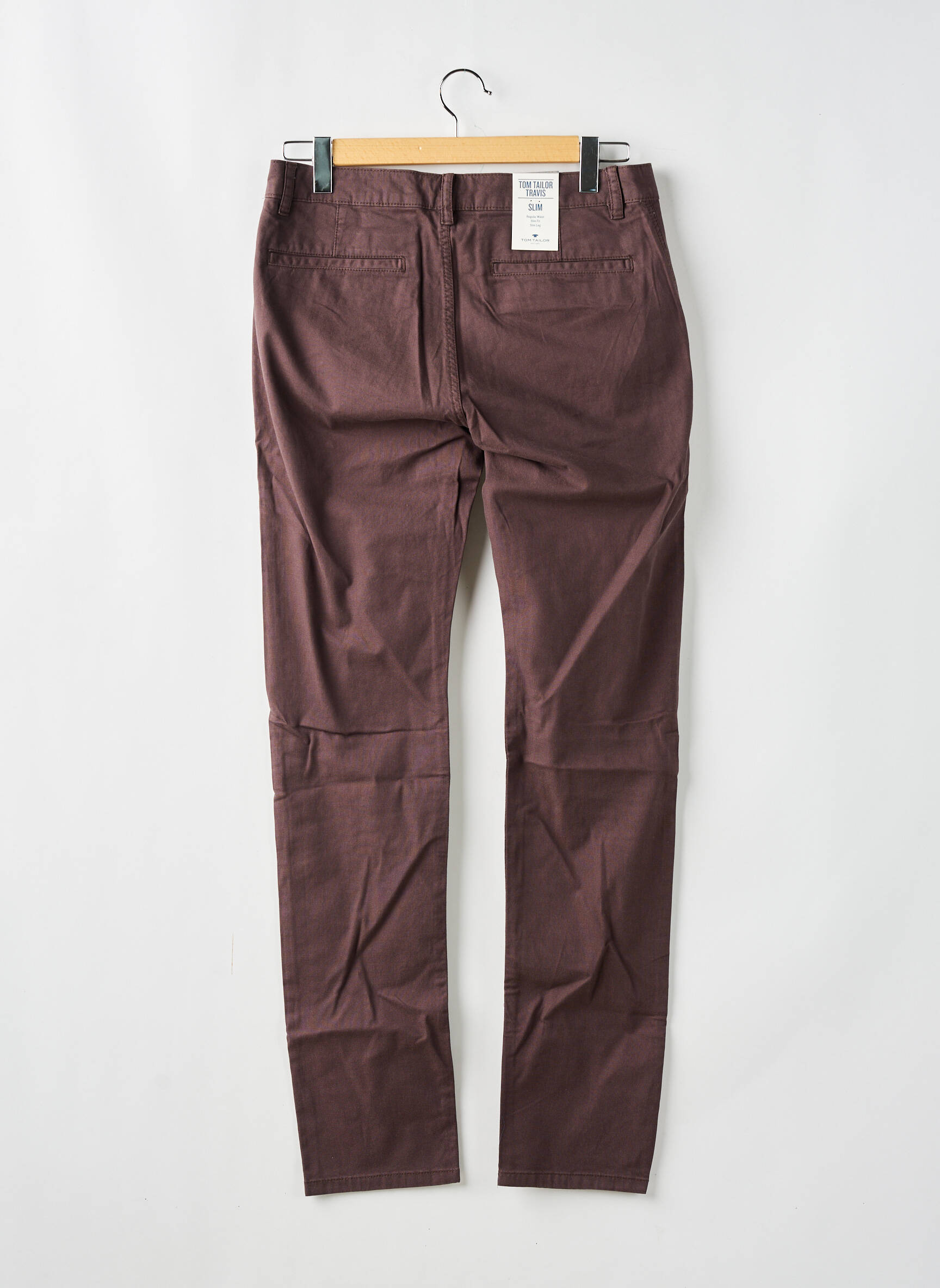 Chino kelnė raudona TOM TAILOR vyras