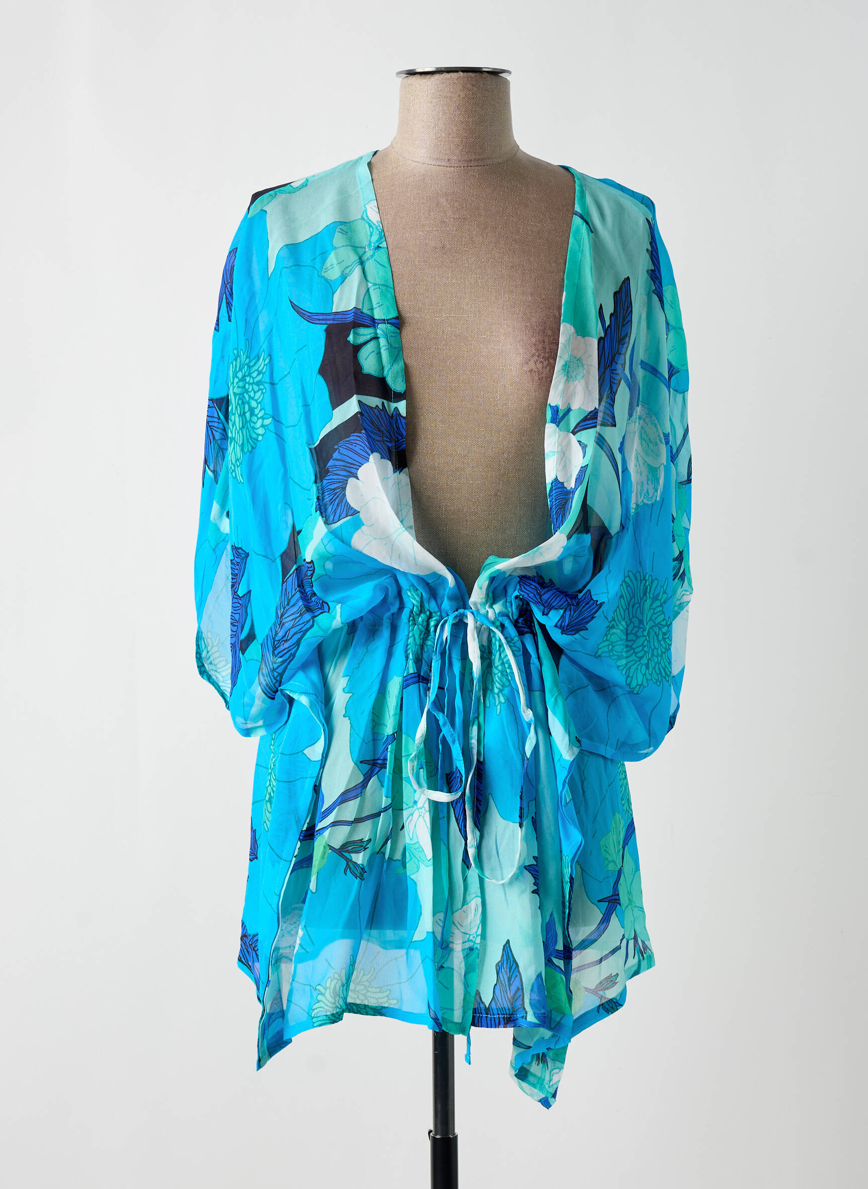 Kimono striukė mėlyna PAUL BRIAL moteris