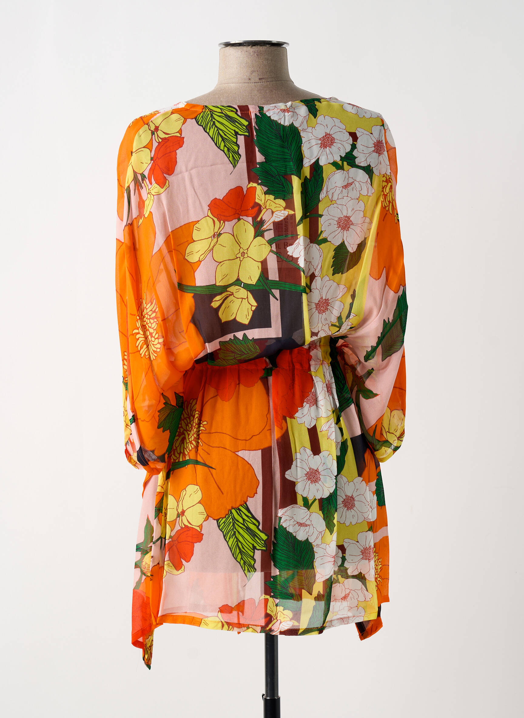 Kimono striukė oranžinė PAUL BRIAL moteris