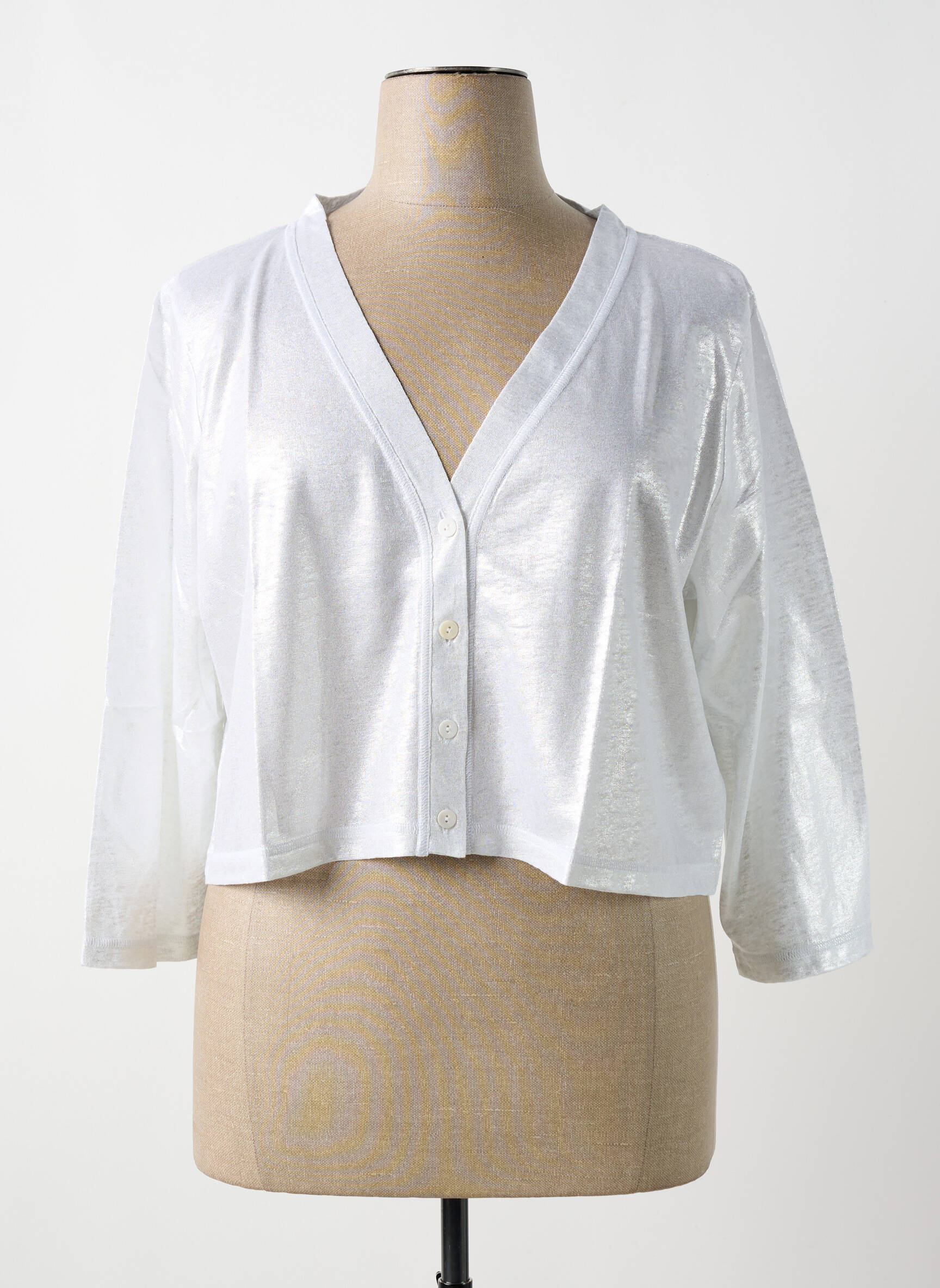 Bolero baltas MALOKA moteris
