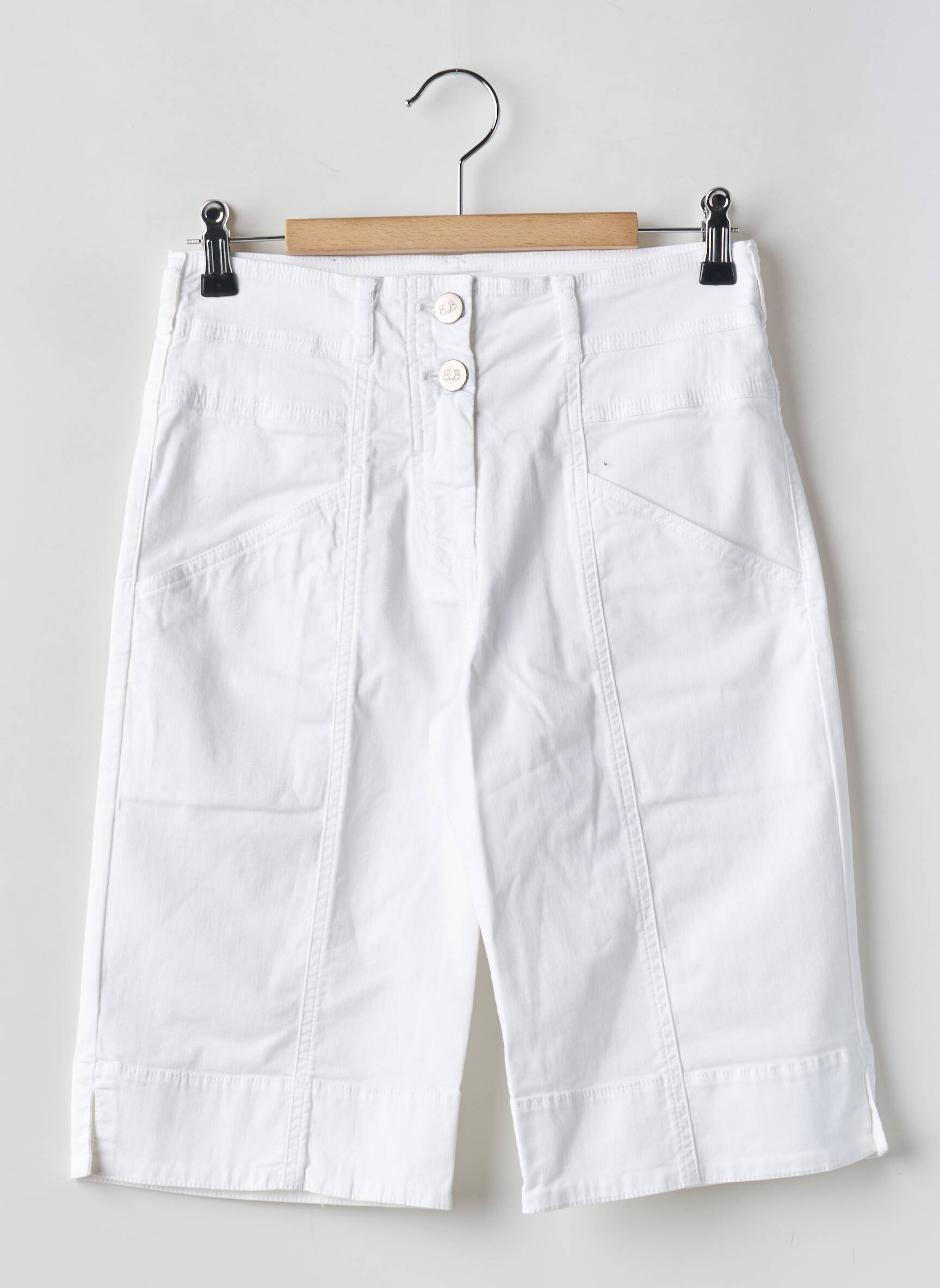 Bermudas baltas PAUL BRIAL moteris