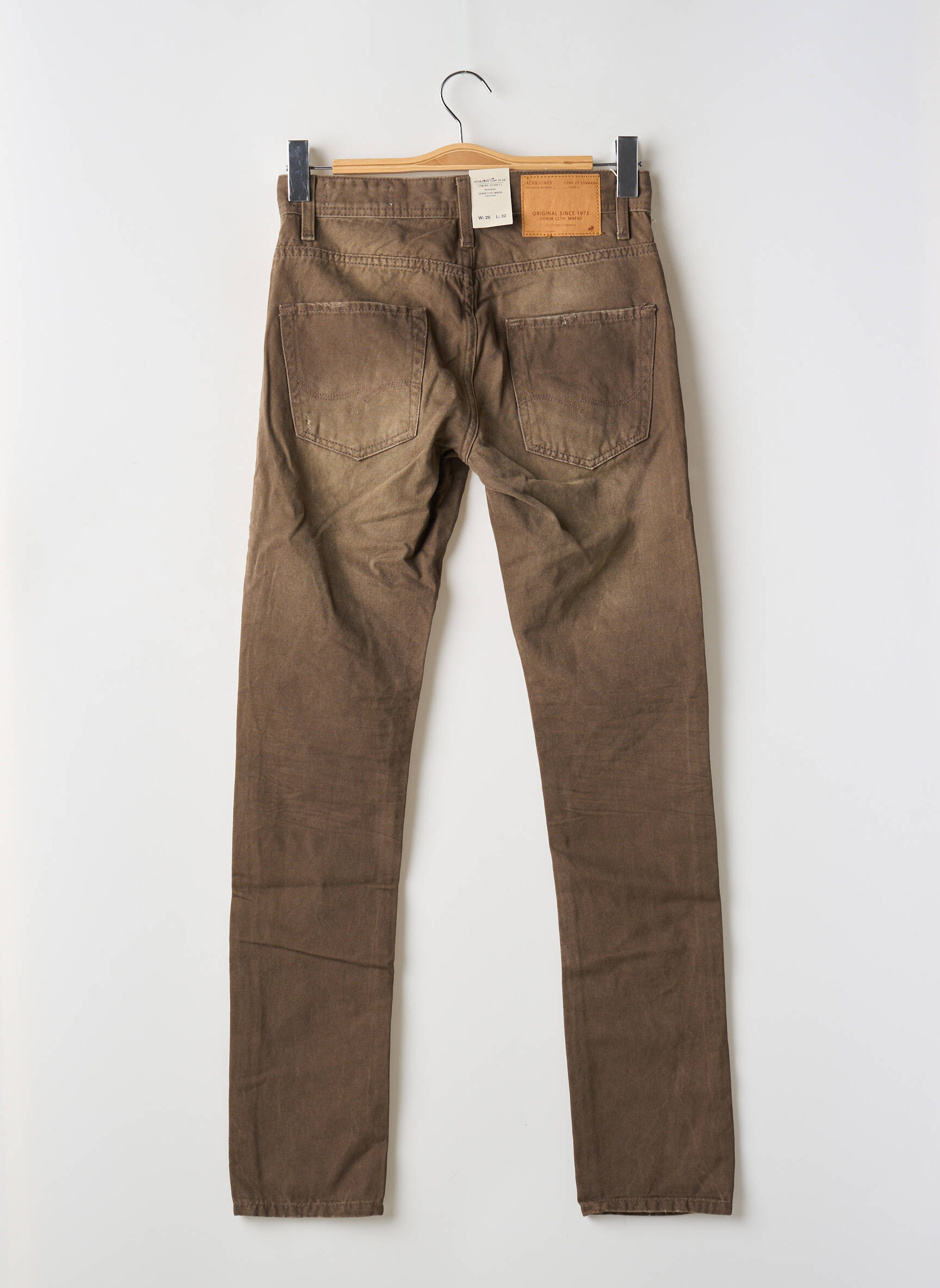 Lieknos džinsai rudas JACK & JONES vyras