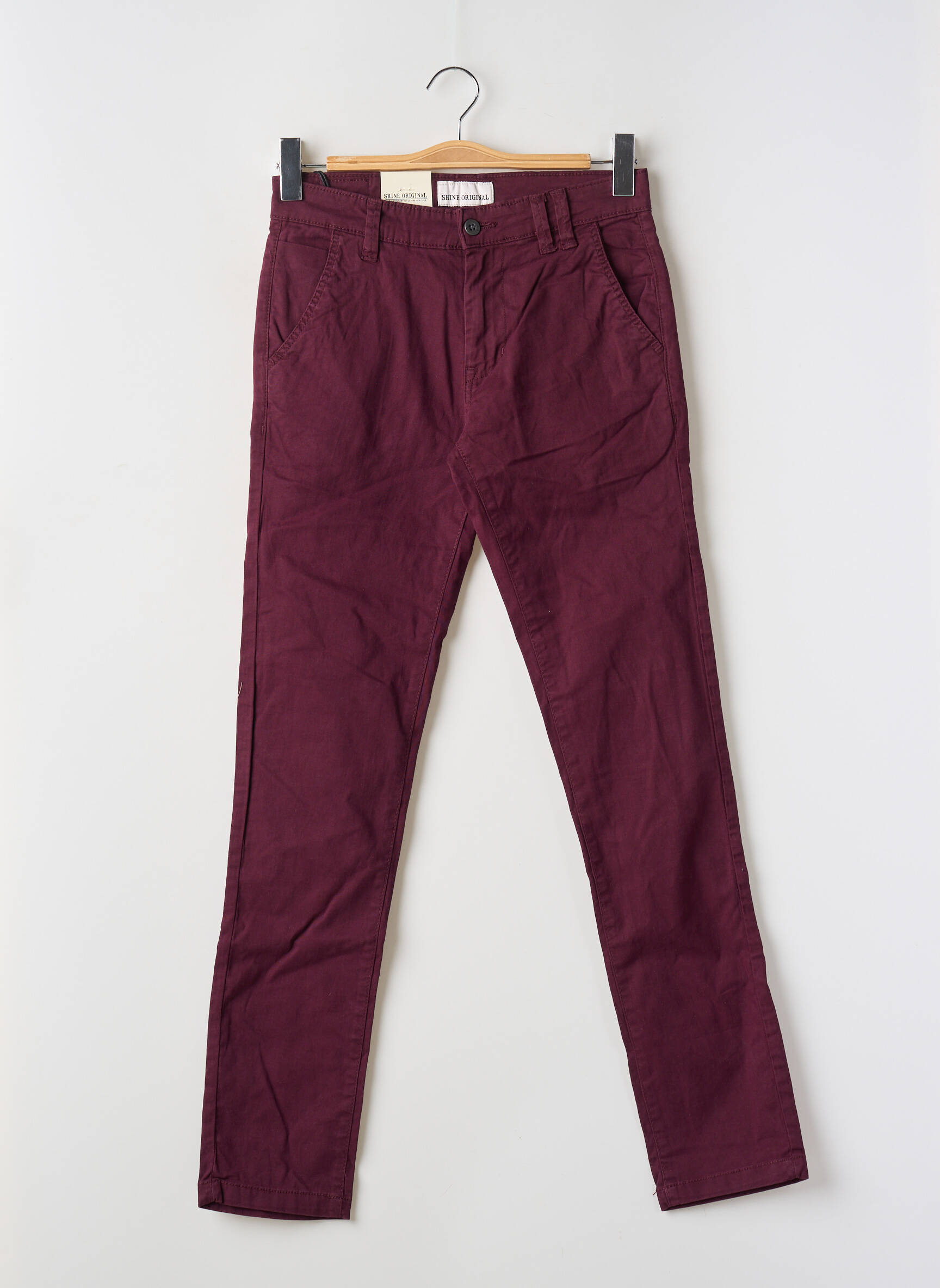Chino kelnė raudona SHINE vyras