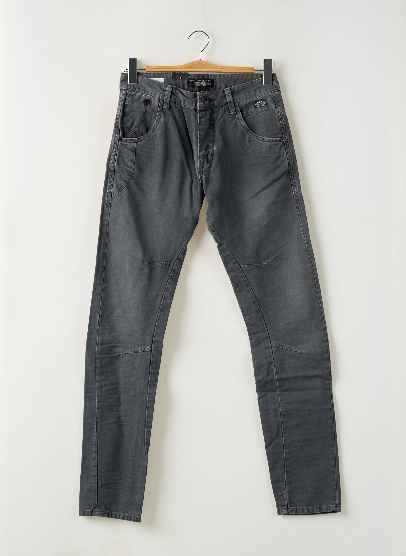 Boyfriend džinsai pilka JACK & JONES vyras