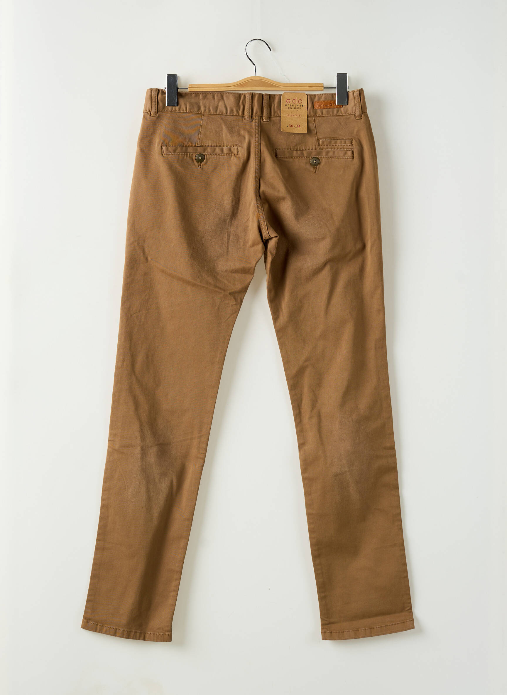 Chino kelnė rudas EDC vyras