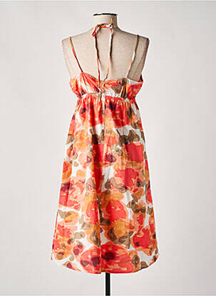Pusilgių suknelė oranžinė VERO MODA moteris