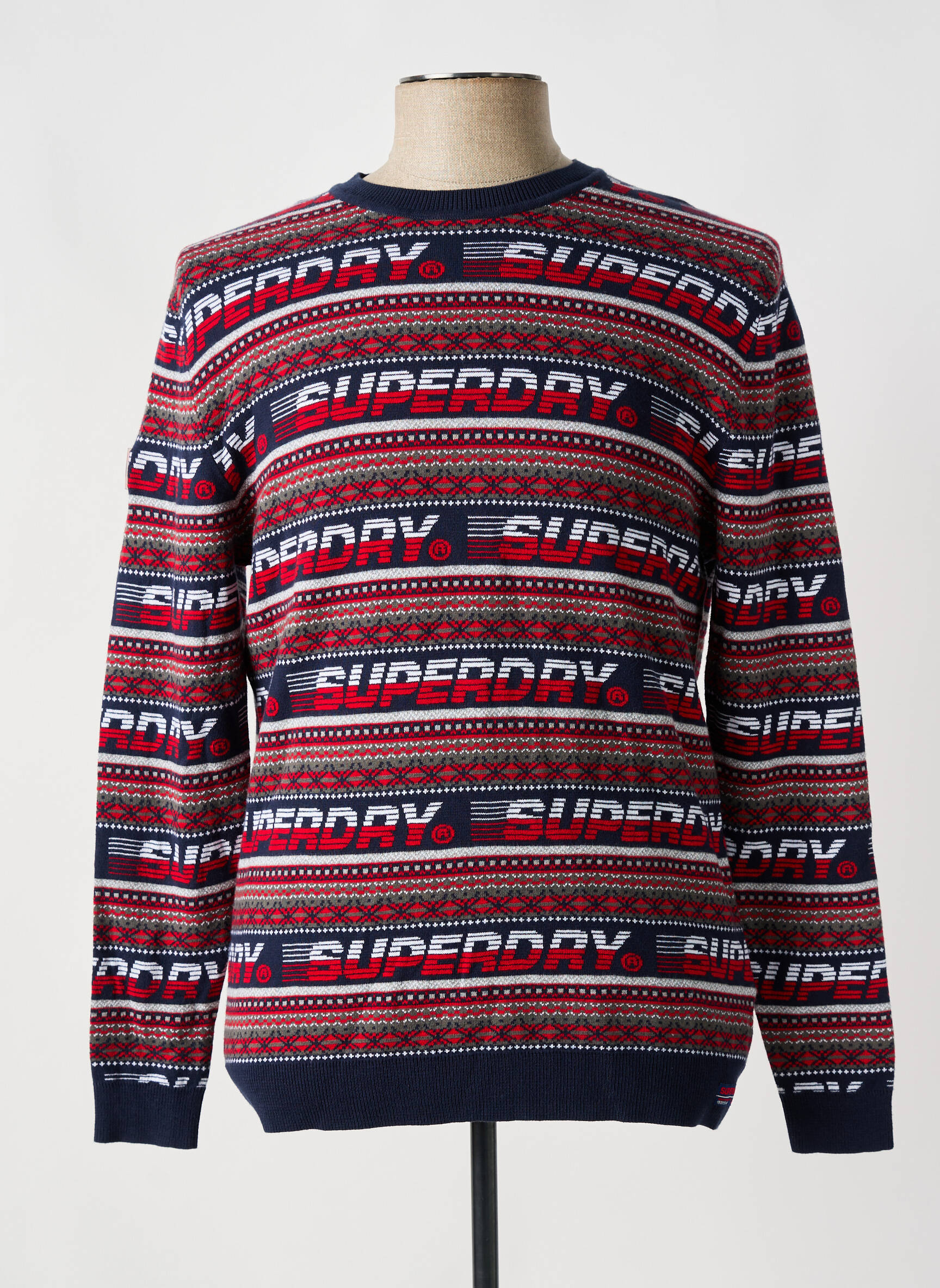 Megztinis mėlyna SUPERDRY vyras