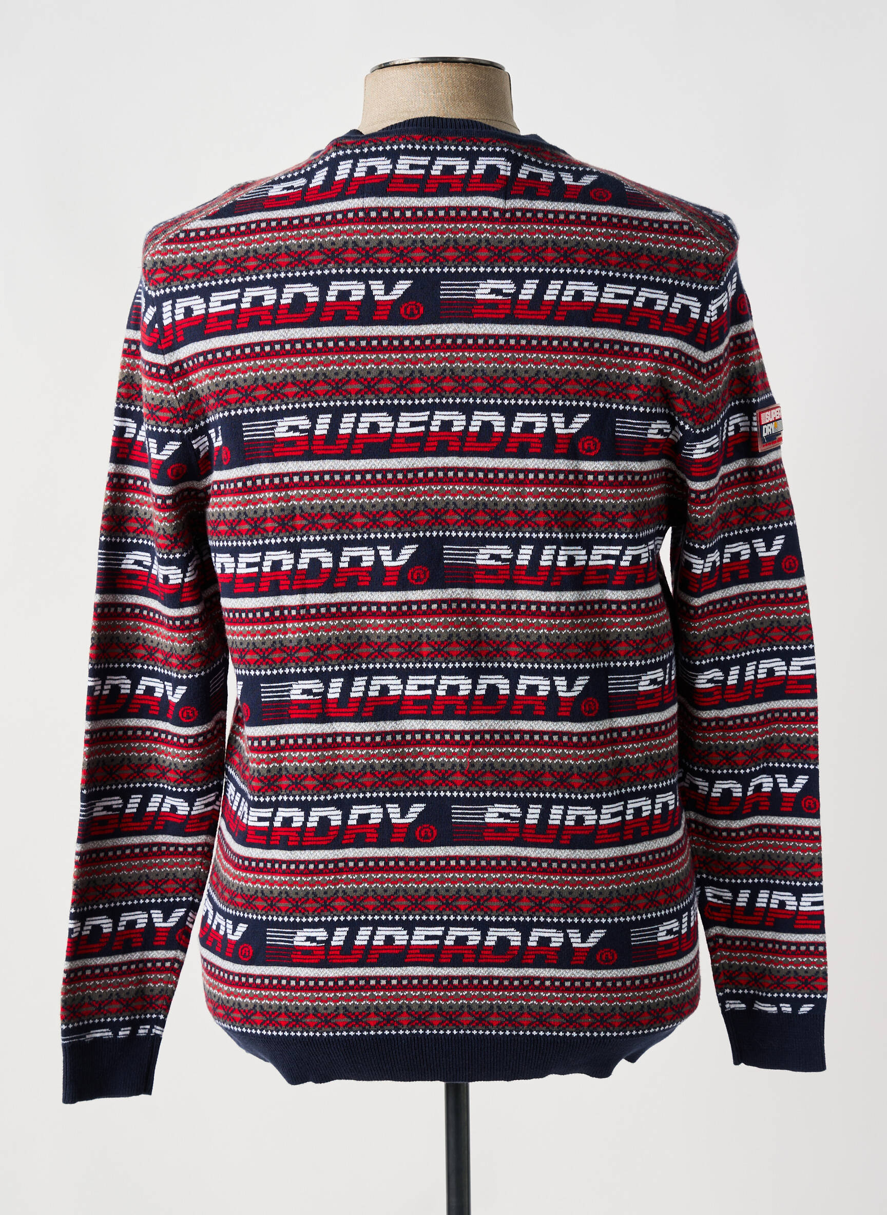 Megztinis mėlyna SUPERDRY vyras