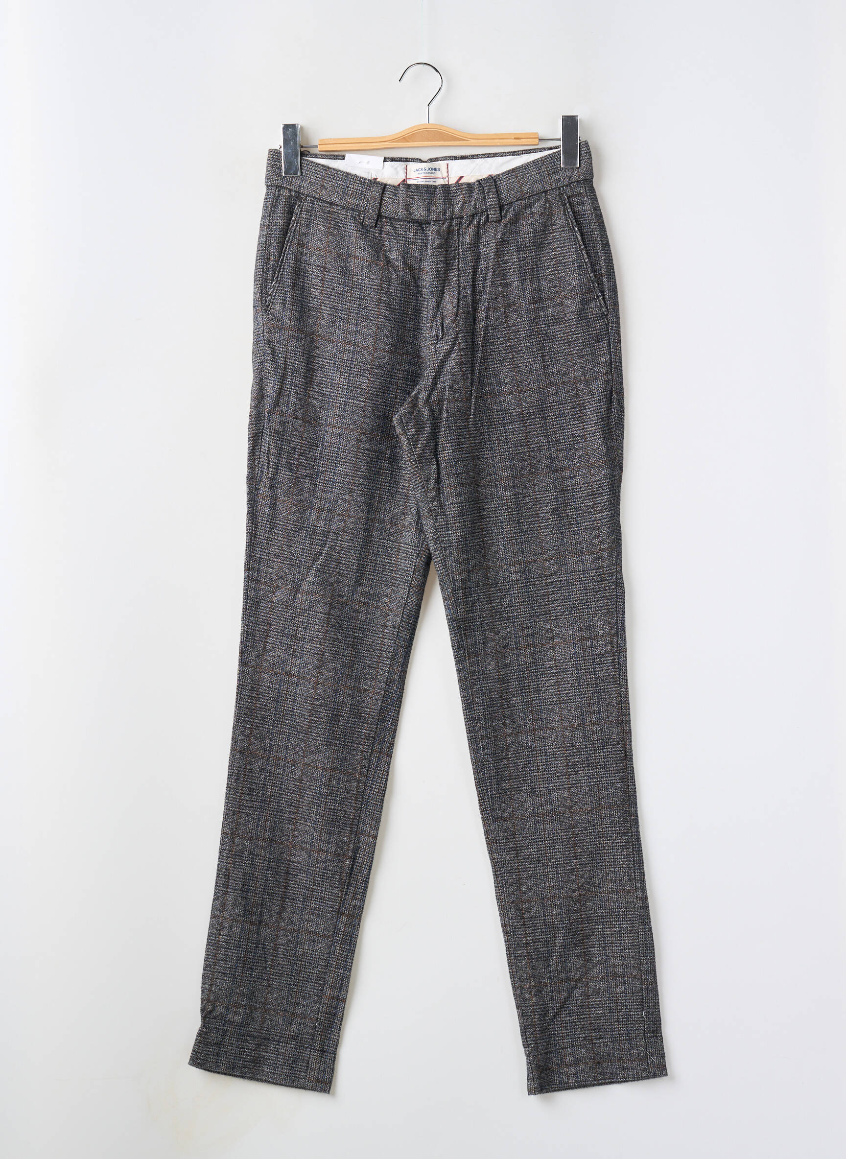 Lieknos džinsai pilka JACK & JONES vyras