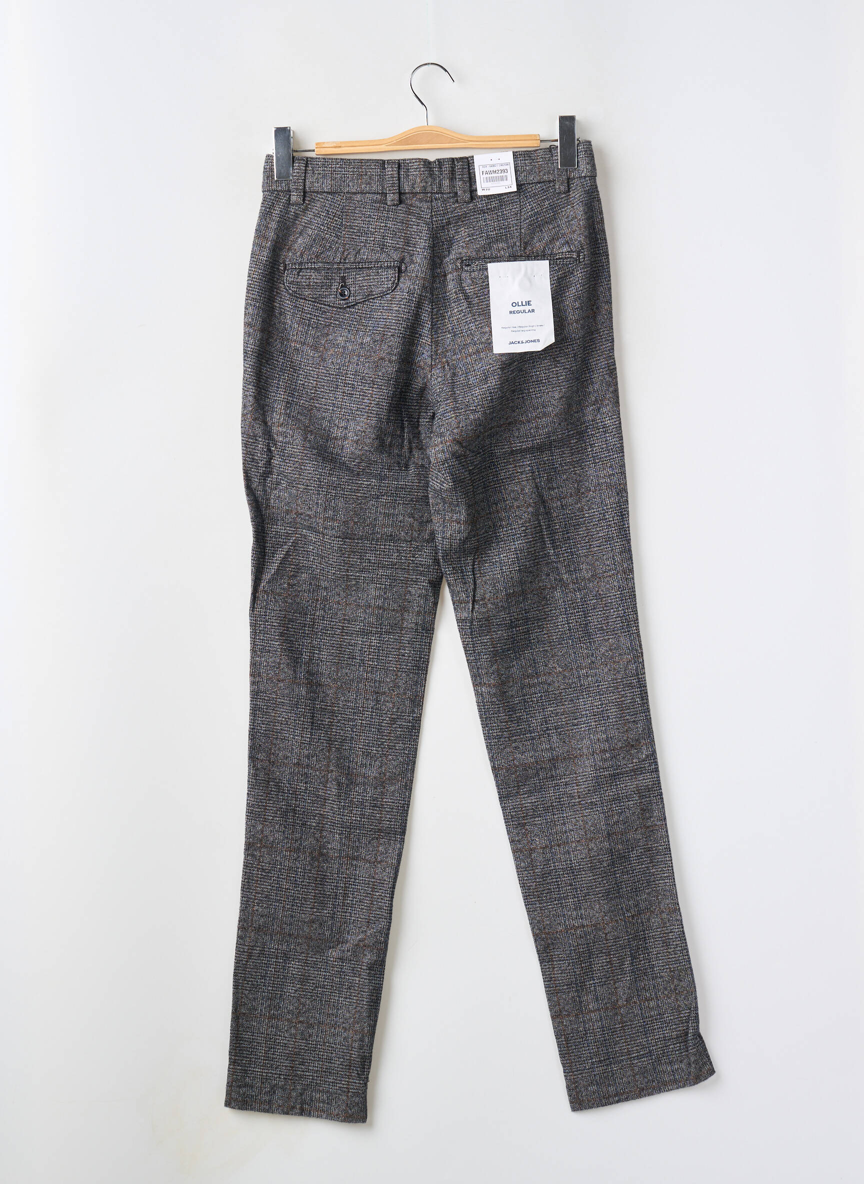 Lieknos džinsai pilka JACK & JONES vyras