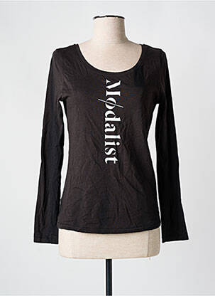 T-marškinys juodas MODALIST moteris