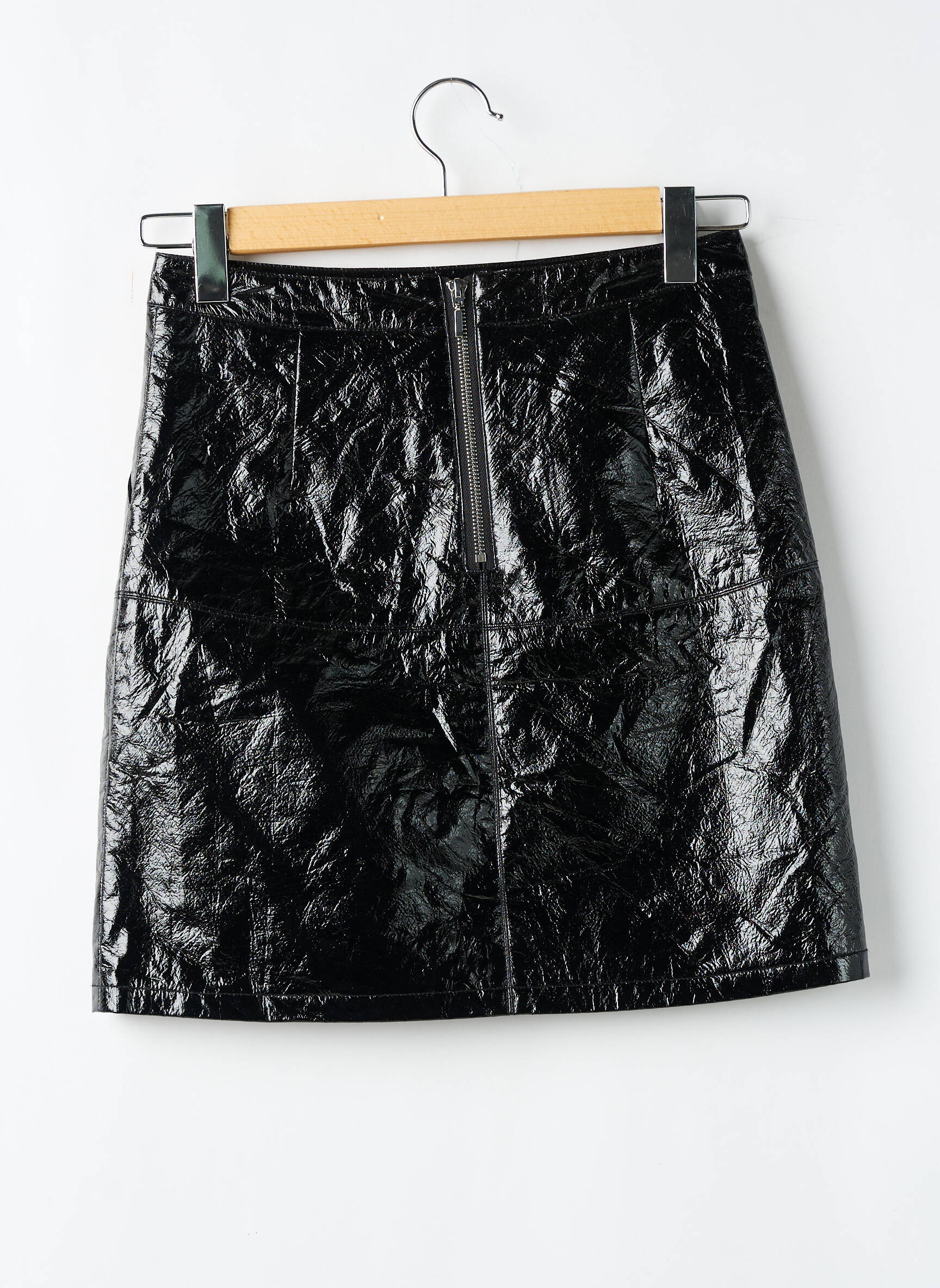 Trumpas sijonas juodas ASTRID BLACK LABEL moteris