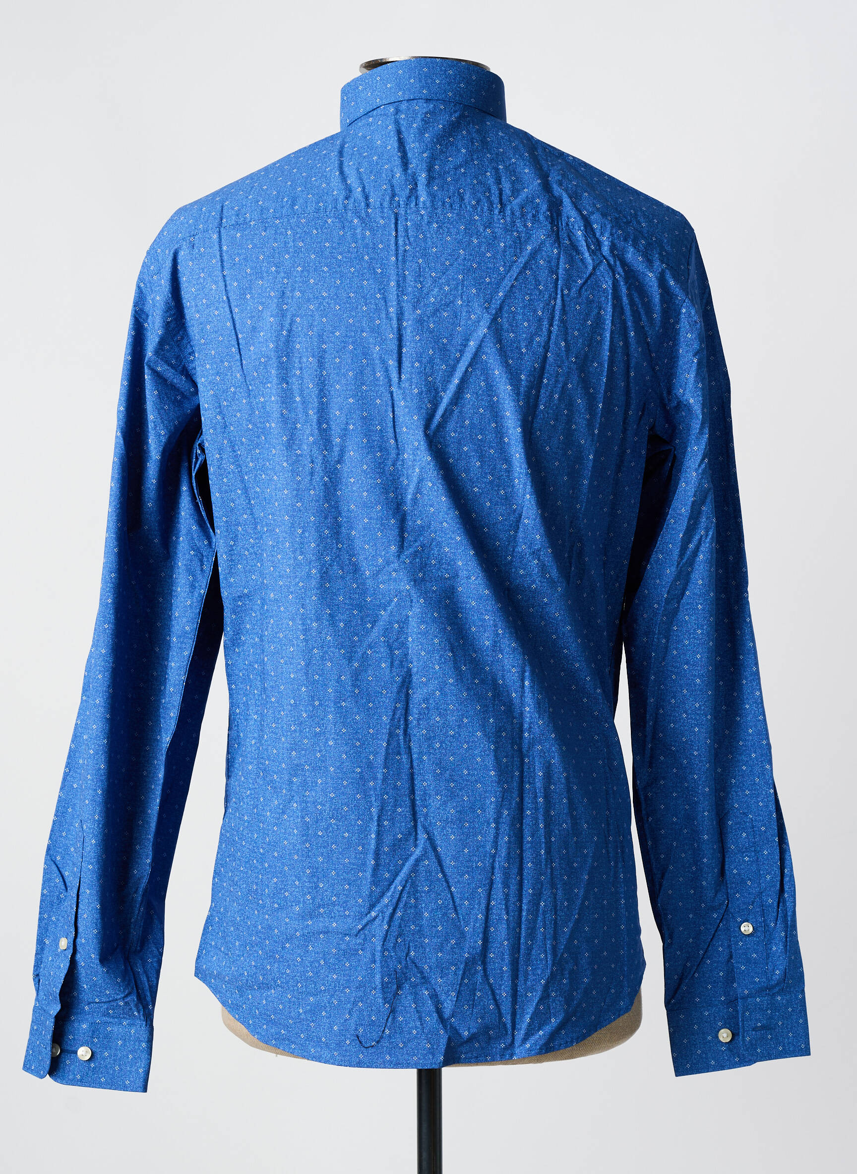 Ilgomis rankovėmis marškinys mėlyna JACK & JONES vyras