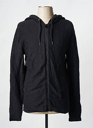 Kapišonas juodas JACK & JONES vyras