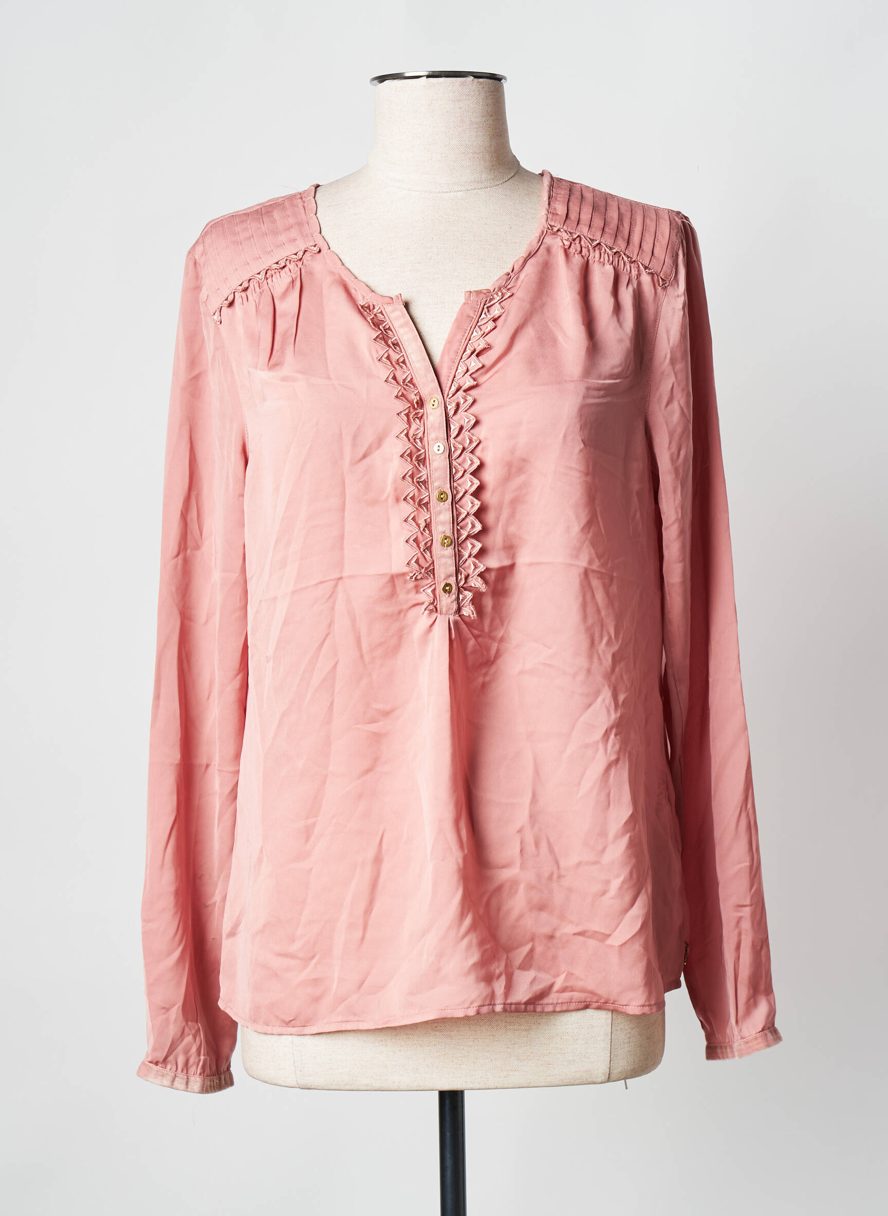T-marškinys rudas SCOTCH & SODA moteris