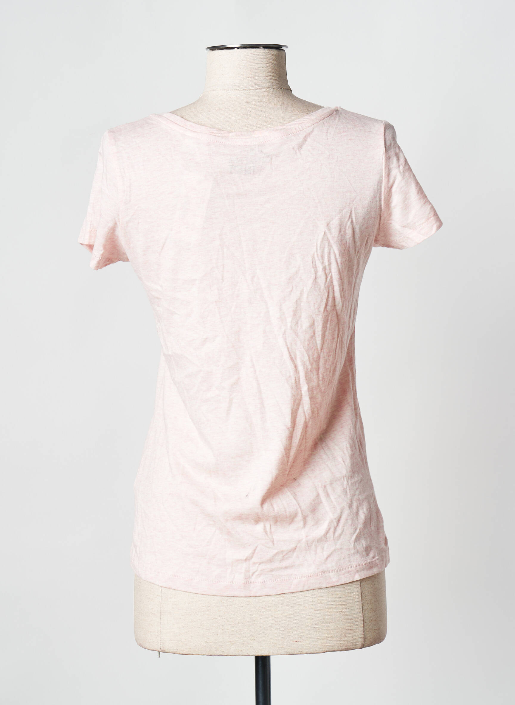 T-marškinys rožinė MONSIEUR TSHIRT moteris