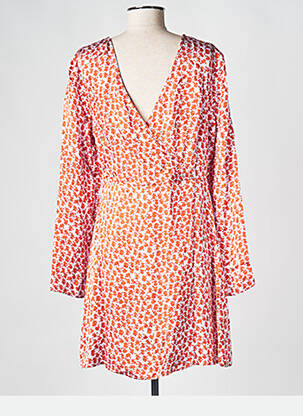 Trumpa suknelė raudona SAMSOE & SAMSOE moteris
