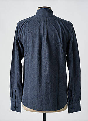Ilgomis rankovėmis marškinys mėlyna KNOWLEDGE COTTON APPAREL vyras