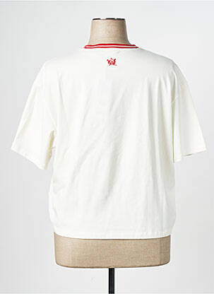 T-marškinys baltas ADIDAS moteris