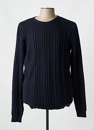 Megztinis mėlyna KNOWLEDGE COTTON APPAREL vyras