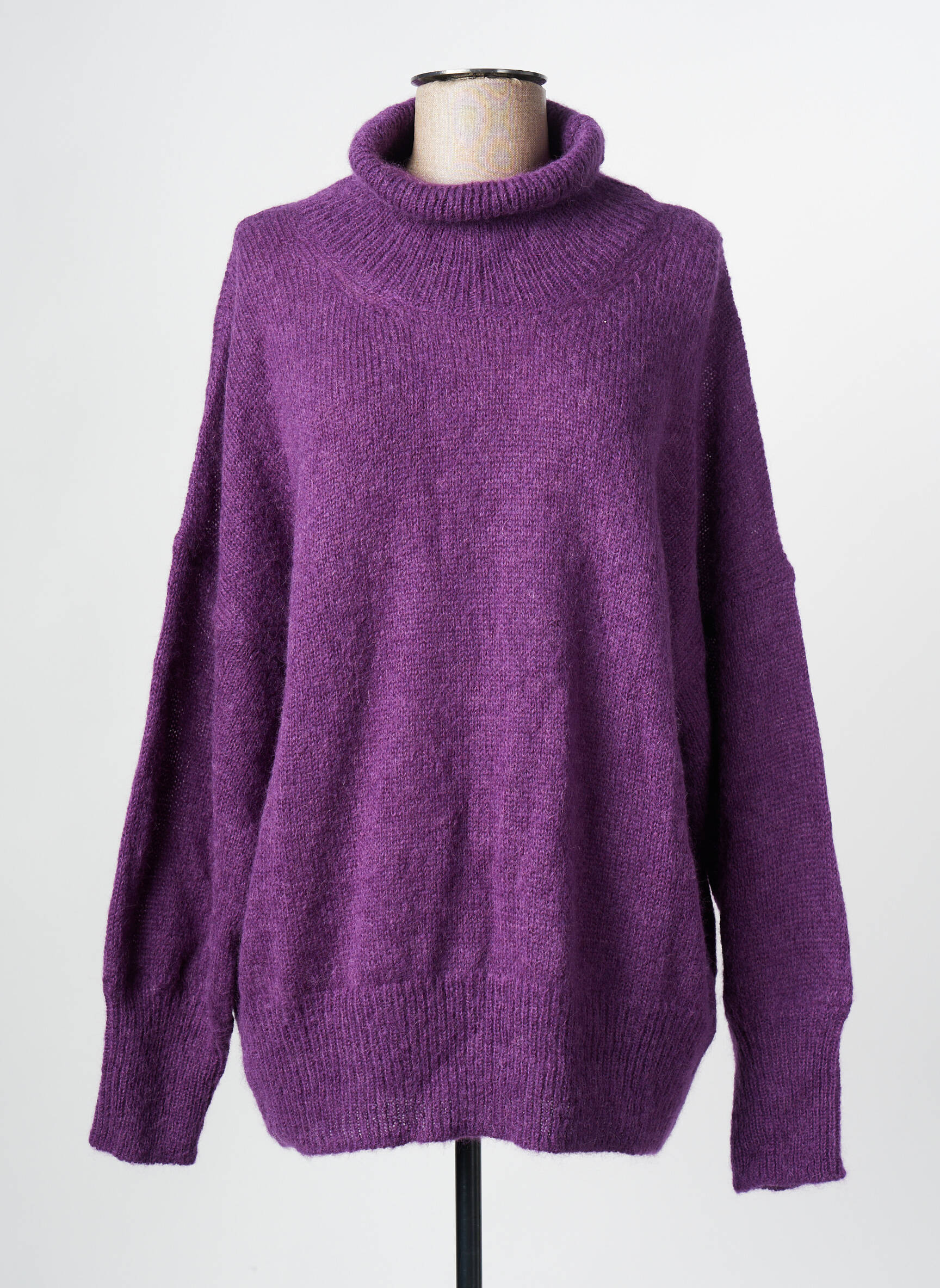 Megztinis violetinis BELLE PIÈCE moteris