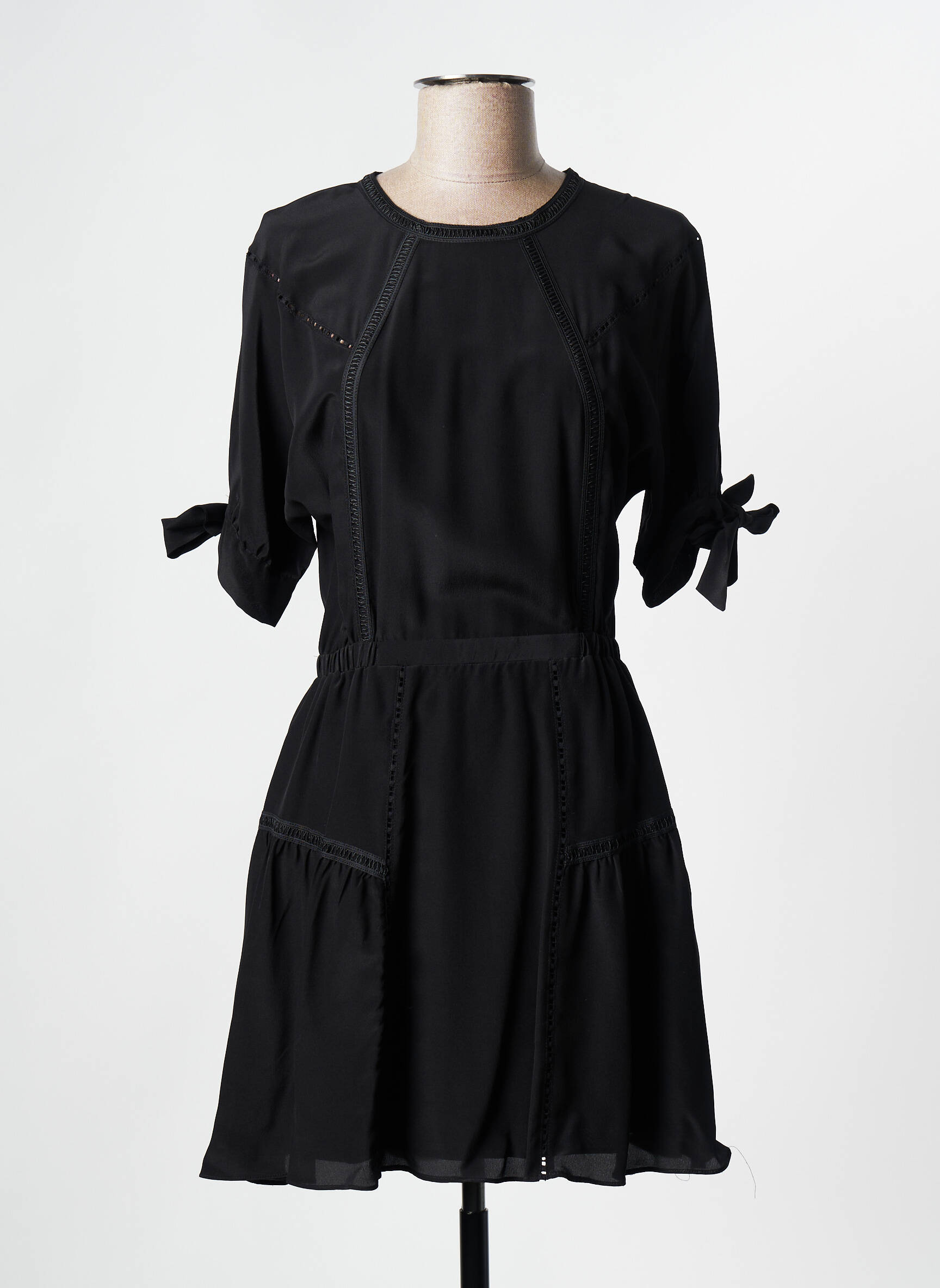 Trumpa suknelė juodas THE KOOPLES moteris