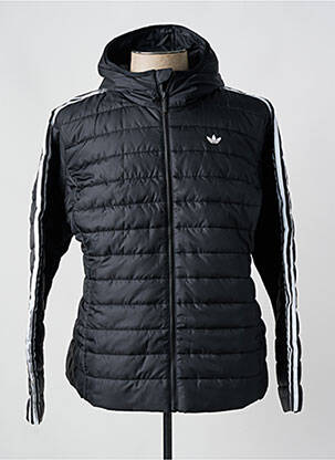 Pūkinė striukė juodas ADIDAS moteris